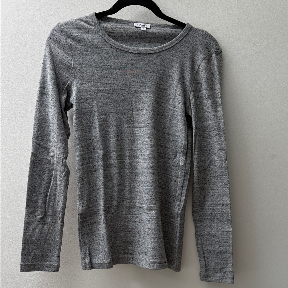 Splendid Charcoal Knit Top